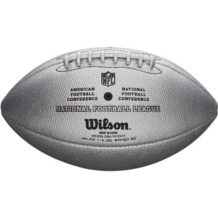 Míč na americký fotbal - Wilson DUKE METALLIC EDITION OS FB SILVER - 2