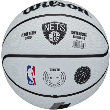 Mini basketbalový míč - Wilson NBA PLAYER ICON MINI BSKT DURANT 3 - 6