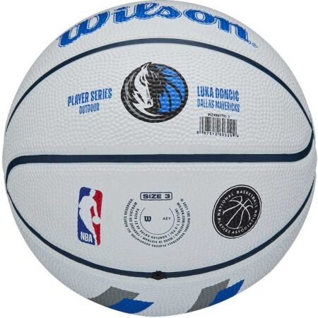 Mini basketbalový míč - Wilson NBA PLAYER ICON MINI BSKT LUKA 3 - 6