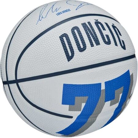 Mini basketbalový míč - Wilson NBA PLAYER ICON MINI BSKT LUKA 3 - 2