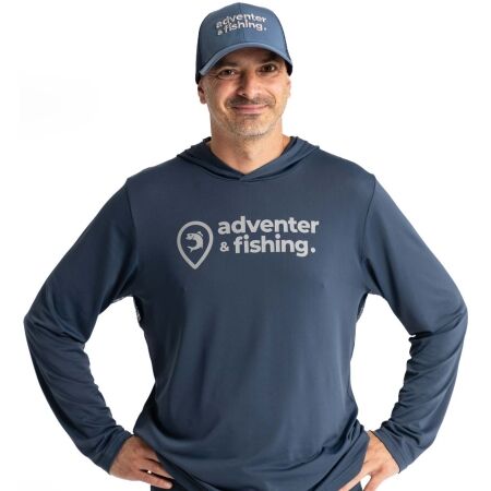 Pánské funkční hooded UV tričko - ADVENTER & FISHING UV HOODED - 2