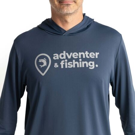 Pánské funkční hooded UV tričko - ADVENTER & FISHING UV HOODED - 3