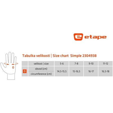 Dětské cyklistické rukavice - Etape SIMPLE JR - 3