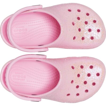 Dětské nazouváky - Crocs CLASSIC GLITTER CLOG T - 4