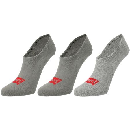 Levi's® FOOTIE HIGH RISE BATWING LOGO 3P - Ponožky