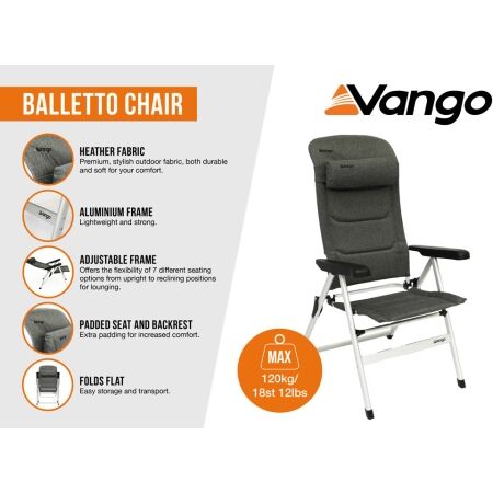 Židle - Vango BALLETTO CHAIR - 10