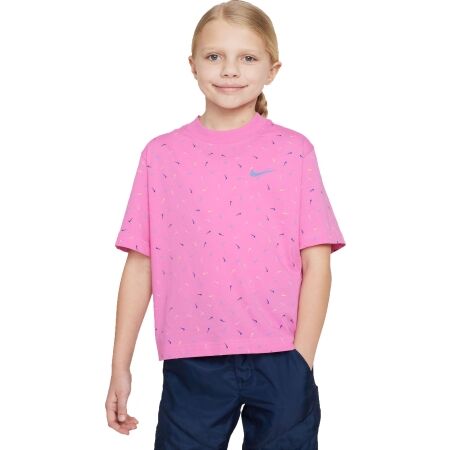 Dívčí tričko - Nike SPORTSWEAR BOXY SWOOSH - 1