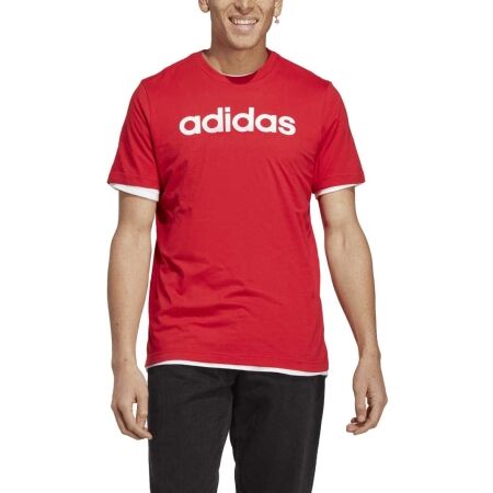 Pánské tričko - adidas ESSENTIALS SINGLE JERSEY LINEAR - 2