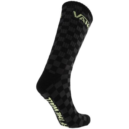 Pánské ponožky - Vans CLASSIC CHECK CREW SOCK-B Black - 5