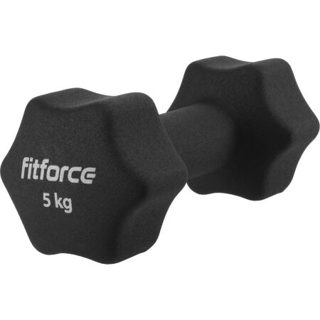 Jednoruční činka - Fitforce FDBN 5 KG