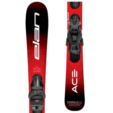 Elan FORMULA RED JRS + EL 4.5 GW - Dětské sjezdové lyže