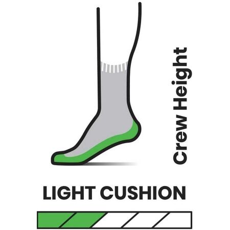 Pánské ponožky - Smartwool HIKE CLASSIC ED LIGHT CUSHION CREW - 3