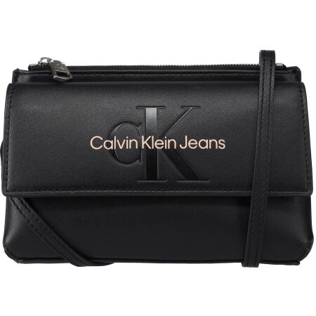 Calvin Klein SCULPTED EW FLAP XBODY MONO - Dámská taška přes rameno