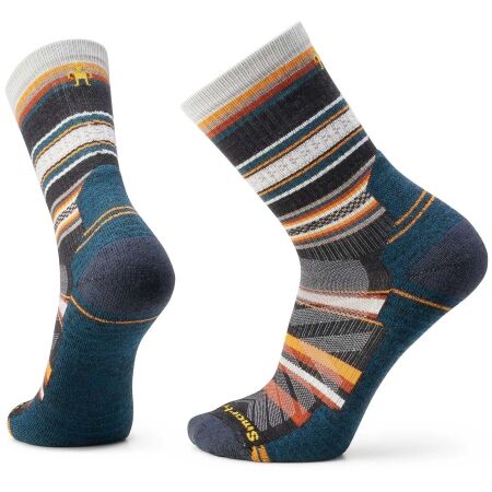 Pánské outdoorové ponožky - Smartwool HIKE LIGHT CUSHION PANORAMA CREW