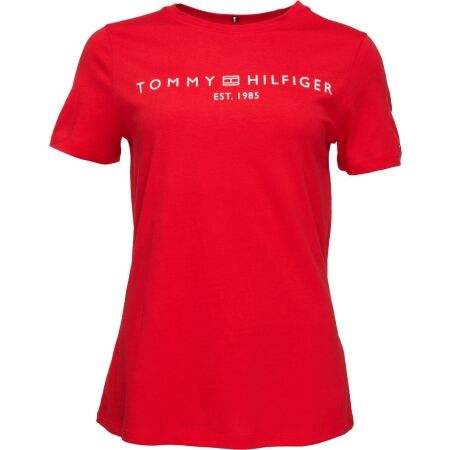 Dámské triko - Tommy Hilfiger LOGO CREW NECK - 1