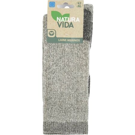 Pánské ponožky - NATURA VIDA REGULAR GRIS - 2