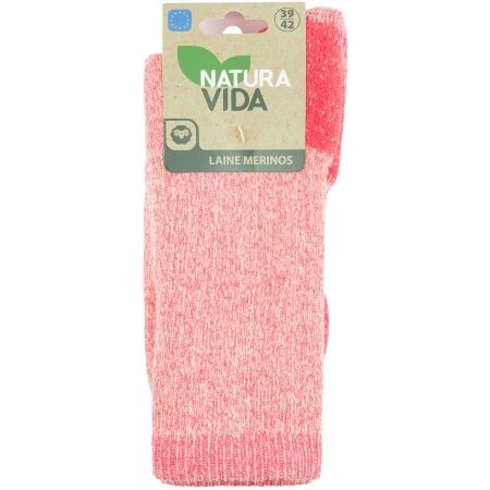 Dámské ponožky - NATURA VIDA REGULAR ROSE - 2