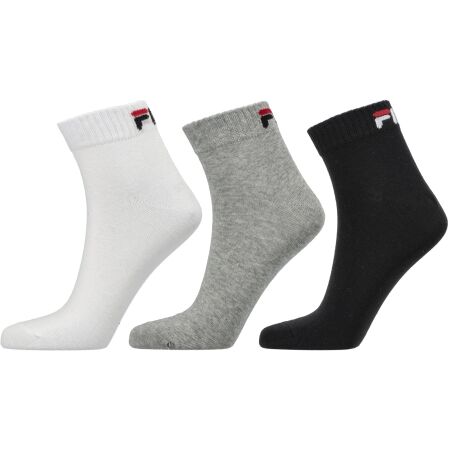 Ponožky - Fila QUARTER PLAIN SOCKS 3P - 1