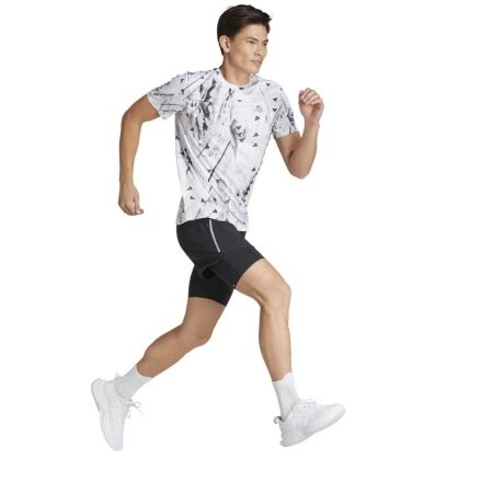 Pánské běžecké triko - adidas RUN IT BRAND LOVE T-SHIRT - 5