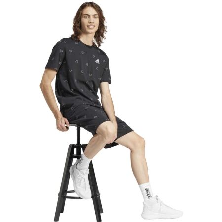 Pánské tričko - adidas SEASONAL ESSENTIALS MONOGRAM GRAPHIC T-SHIRT - 5