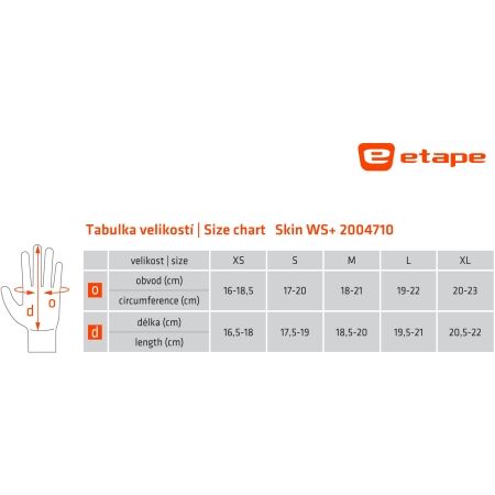 Dámské zimní rukavice - Etape SKIN WS+ - 4