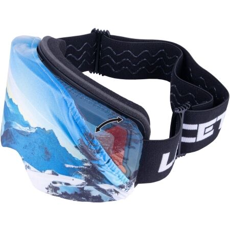 Látkový kryt lyžařských brýlí - Laceto SKI GOGGLES COVER MOUNTAIN - 3