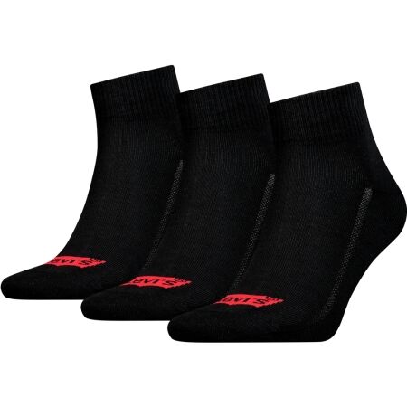 Levi's® MID CUT BATWING LOGO 3P - Unisexové ponožky