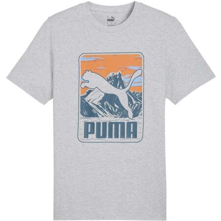 Pánské triko - Puma GRAPHIC MOUNTAIN TEE - 1