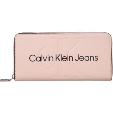 Calvin Klein SCULPTED MONO ZIP AROUND - Dámská peněženka