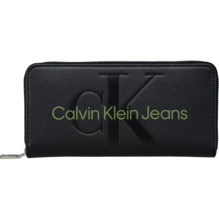 Calvin Klein SCULPTED MONO ZIP AROUND - Dámská peněženka