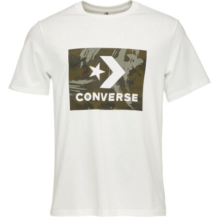 Pánské tričko - Converse STAR CHEV BRUSH STROKE KNOCK OUT CAMO FILL - 1