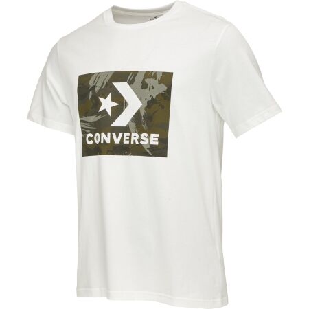 Pánské tričko - Converse STAR CHEV BRUSH STROKE KNOCK OUT CAMO FILL - 2