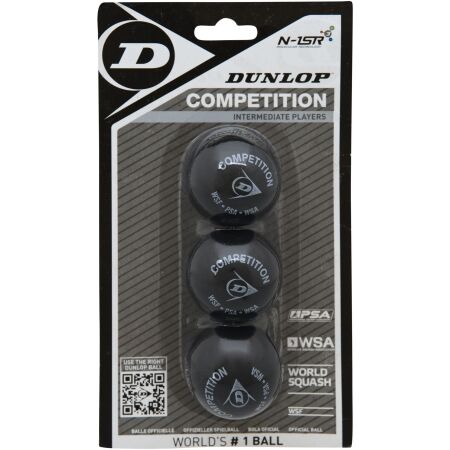 Míček na squash - Dunlop COMP 3BBL - 1
