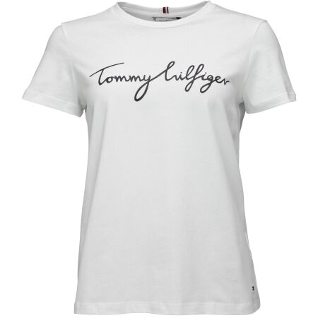 Tommy Hilfiger REG C-NK SIGNATURE - Dámské triko