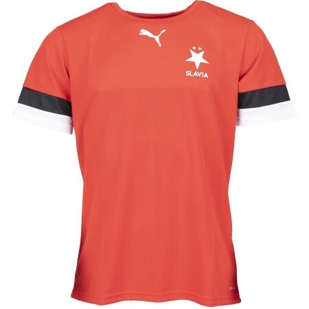 Dětské fotbalové triko - Puma TEAMRISE JERSEY TEE JR SK SLAVIA - 1