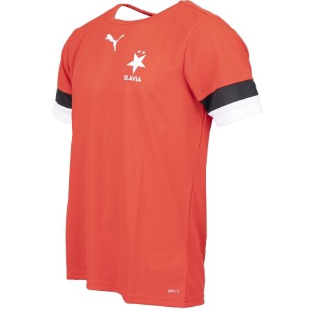 Dětské fotbalové triko - Puma TEAMRISE JERSEY TEE JR SK SLAVIA - 2
