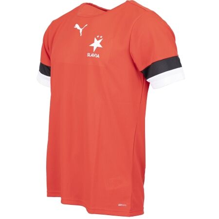 Dětské fotbalové triko - Puma TEAMRISE JERSEY TEE JR SK SLAVIA - 3