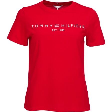 Dámské triko - Tommy Hilfiger LOGO CREW NECK - 1