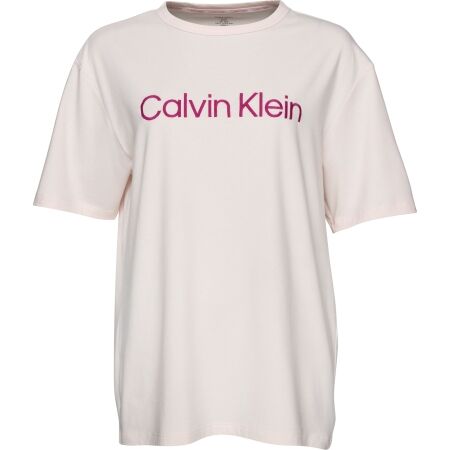 Dámské pyžamové triko - Calvin Klein S/S CREW NECK - 1
