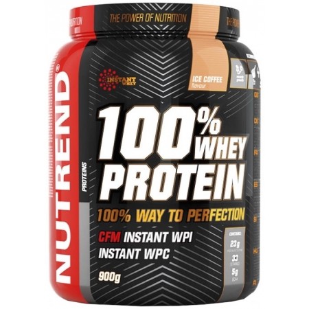 Proteinový nápoj - Nutrend 100 WHEYPROTEIN 900G ČOKO + TŘEŠEŇ