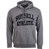 Pánská mikina - Russell Athletic PULL OVER HOODY WITH FLOCK ARCH LOGO - 1