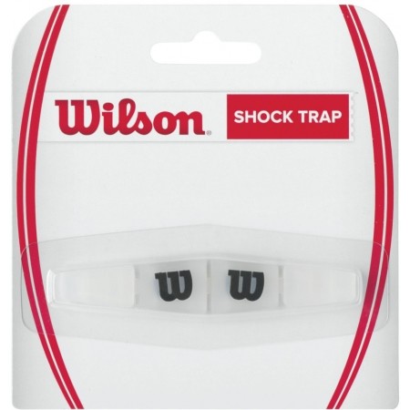Wilson SHOCK TRAP CLEAR WITH BLACK W - Tenisový vibrastop