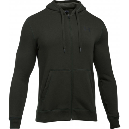 Pánská mikina - Under Armour RIVAL FITTED FULL ZIP - 1