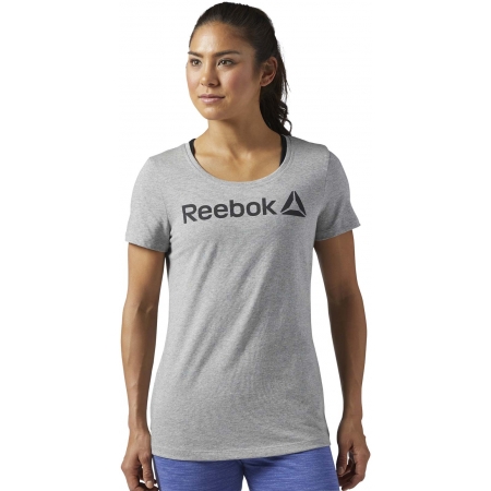 Dámské tričko - Reebok LINEAR READ SCOOP NECK - 2