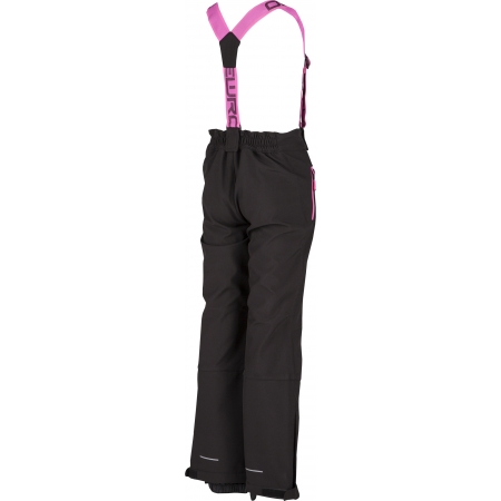 Dívčí lyžařské softshellové kalhoty - Lewro LONDON 116-134 - 3