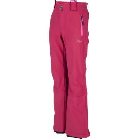 Dívčí lyžařské softshellové kalhoty - Lewro LONDON 116-134 - 1