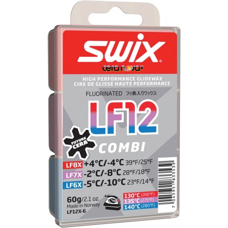 Balení parafínů - Swix LF12X-6 COMBI