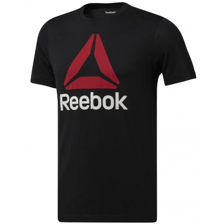 Pánské sportovní tričko - Reebok QQR-REEBOK STACKED - 1