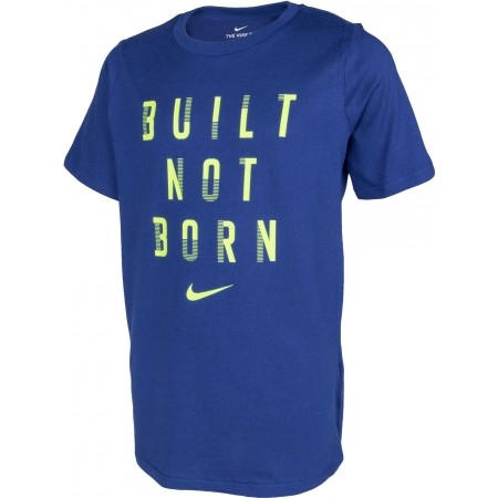 Chlapecké tréninkové tričko - Nike DRY TEE BUILT NOT BORN B - 2