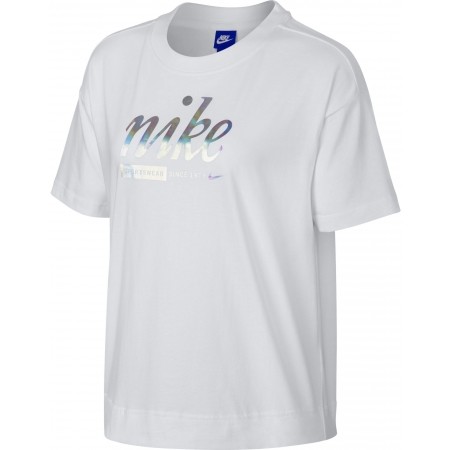 Dámské tričko - Nike SPOSTSWEAR TOP CROP METALLIC - 1
